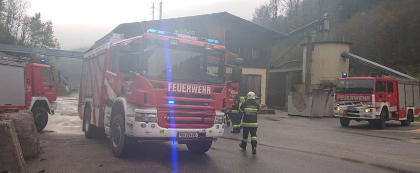 Sägewerksbrand vom 25.10.2018