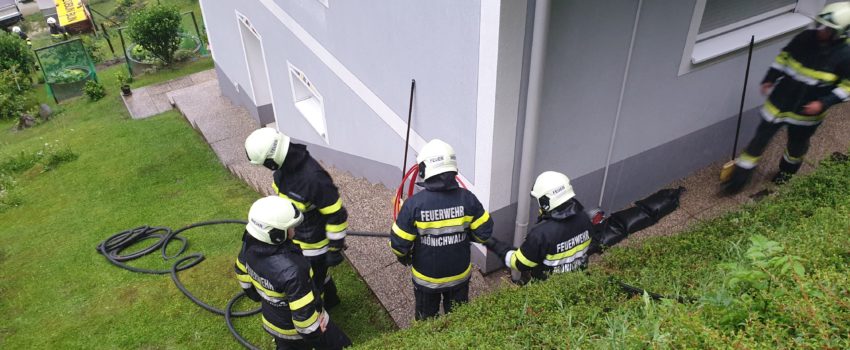Unwetterarbeit vom 21.06.2019