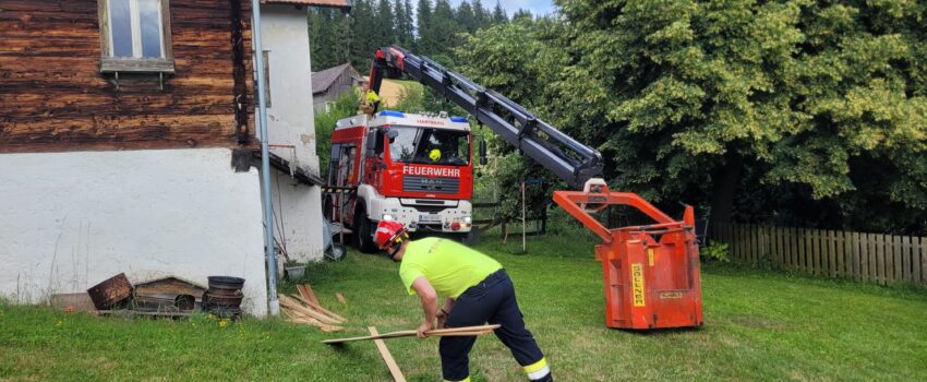 Unwettereinsätze zwischen 06. und 10. Juli